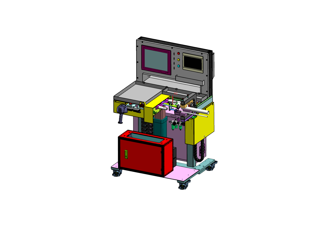 Nylon tube assembly inspection equipment